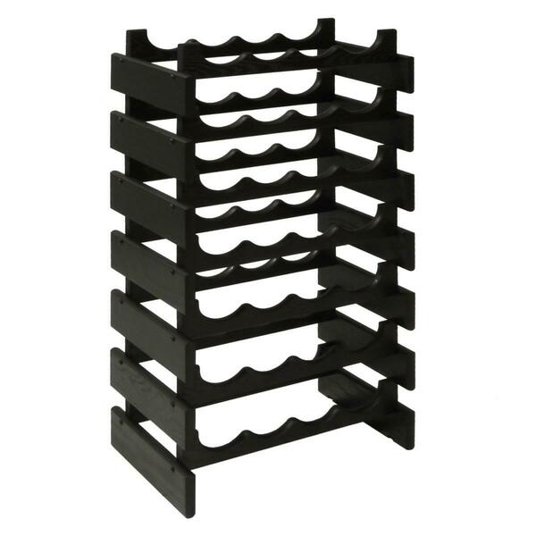 Razoredge 28 Bottle Dakota Wine Rack, Black RA3264176